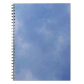 Wasserfarbe Vista blaues Muster Notizblock (Vorderseite)