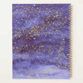 Wasserfarbe Vollmond Lunar Zyklus Night Sky Energi Planer (Rückseite)