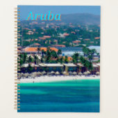 Wasserfarbe von Oranjestad, Aruba Planer (Vorderseite)