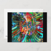 Wasserfarbe von Regenbogen Postkarte (Vorne/Hinten)