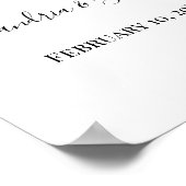 Wasserfarbe Wählen Sie einen Platz auf beiden Seit Poster (Ecke)