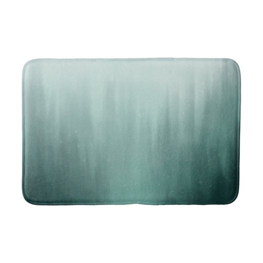 Wasserfarbe Wald in Nebelmalerei Badematte (Vorderseite)