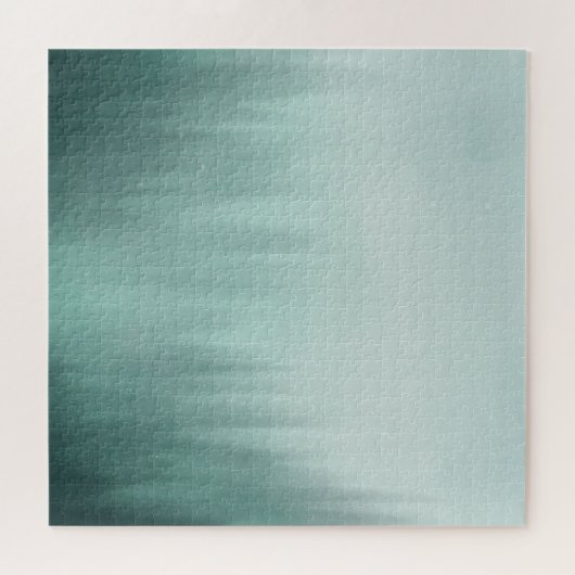 Wasserfarbe Wald in Nebelmalerei Puzzle (Horizontal)