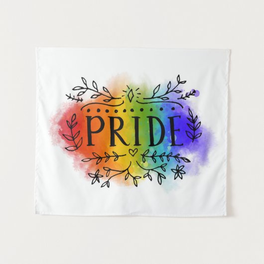 Wasserfarbe Wandteppich (Vorderseite (Horizontal))