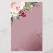 Wasserfarbe Was auf Ihrem Handy Showspielkarte ist Flyer (Hinten)