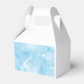 Wasserfarbe waschen über die Mond Babydusche Geschenkschachtel (Rückseite)