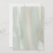 Wasserfarbe Wasserfarbe Wasserfarbe Geometrischer  Einladung (Rückseite)