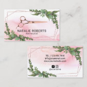 Wasserfarbe Wasserfarbe Wasserfarbe Gezeitengrün Visitenkarte (Vorne/Hinten)