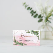 Wasserfarbe Wasserfarbe Wasserfarbe Gezeitengrün Visitenkarte (Stehend Vorderseite)