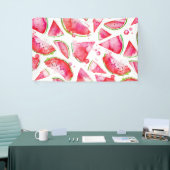 Wasserfarbe Wassermelone 1 Banner (Messeveranstaltung)