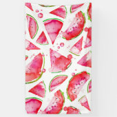 Wasserfarbe Wassermelone 1 Banner (Vertikal)