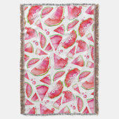 Wasserfarbe Wassermelone 1 Decke (Vorderseite Vertikal)