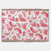 Wasserfarbe Wassermelone 1 Decke (Vorderseite)