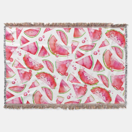 Wasserfarbe Wassermelone 1 Decke (Vorderseite)