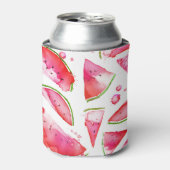 Wasserfarbe Wassermelone 1 Dosenkühler (Kanne Vorderseite)