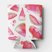 Wasserfarbe Wassermelone 1 Dosenkühler (Rückseite)