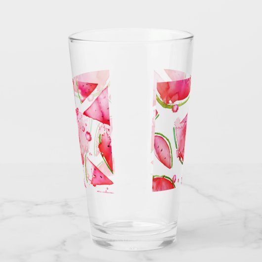 Wasserfarbe Wassermelone 1 Glas (Links)