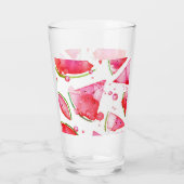 Wasserfarbe Wassermelone 1 Glas (Rückseite)