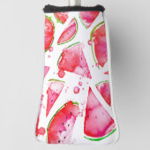 Wasserfarbe Wassermelone 1 Golf Headcover (Rotieren 90)