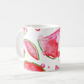 Wasserfarbe Wassermelone 1 Kaffeetasse (Vorderseite Links)