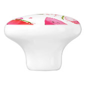 Wasserfarbe Wassermelone 1 Keramikknauf (Seitenansicht)
