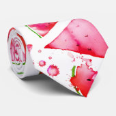 Wasserfarbe Wassermelone 1 Krawatte (Gerollt)