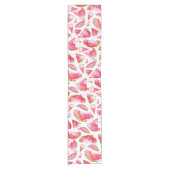 Wasserfarbe Wassermelone 1 Kurzer Tischläufer (Vorderseite)