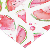 Wasserfarbe Wassermelone 1 Kurzer Tischläufer (Ecke)