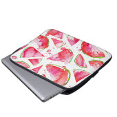 Wasserfarbe Wassermelone 1 Laptopschutzhülle (Vorne Knopf)