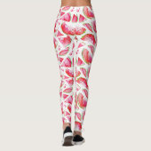 Wasserfarbe Wassermelone 1 Leggings (Rückseite)
