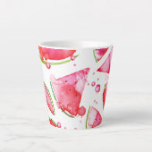 Wasserfarbe Wassermelone 1 Milchtasse (Vorderseite)