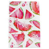 Wasserfarbe Wassermelone 1 Mittlere Geschenktüte (Rückseite)
