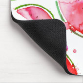 Wasserfarbe Wassermelone 1 Mousepad (Ecke)