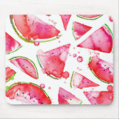 Wasserfarbe Wassermelone 1 Mousepad (Vorne)