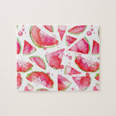 Wasserfarbe Wassermelone 1 Puzzle (Horizontal)