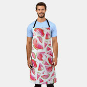 Wasserfarbe Wassermelone 1 Schürze (Getragen)