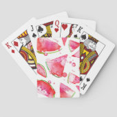 Wasserfarbe Wassermelone 1 Spielkarten (Rückseite)