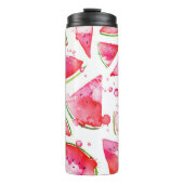 Wasserfarbe Wassermelone 1 Thermosbecher (Vorderseite)