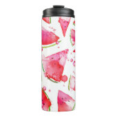 Wasserfarbe Wassermelone 1 Thermosbecher (Vorderseite)