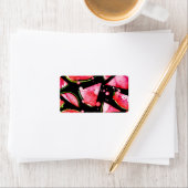 Wasserfarbe Wassermelone 2 Adressaufkleber (Insitu)