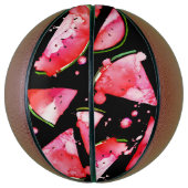 Wasserfarbe Wassermelone 2 Basketball (Vertikal)