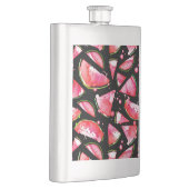 Wasserfarbe Wassermelone 2 Flachmann (Rechts)