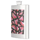 Wasserfarbe Wassermelone 2 Flachmann (Links)