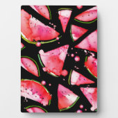 Wasserfarbe Wassermelone 2 Fotoplatte (Vorderseite)