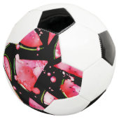 Wasserfarbe Wassermelone 2 Fußball (Dreiviertel)