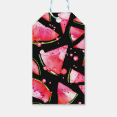 Wasserfarbe Wassermelone 2 Geschenkanhänger (Vorderseite)