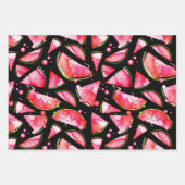 Wasserfarbe Wassermelone 2 Geschenkpapier Set (Vorderseite 3)