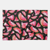 Wasserfarbe Wassermelone 2 Geschirrtuch (Horizontal)