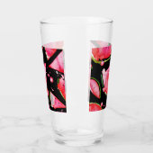 Wasserfarbe Wassermelone 2 Glas (Links)