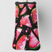 Wasserfarbe Wassermelone 2 Golf Headcover (Rotieren 90)